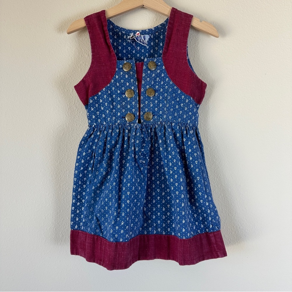 VTG Mode & Sport Ostler Garmisch Little Girls’ Dress Red White Blue